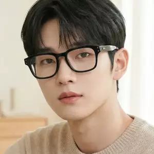 페라가모 안경테 SF2958 001 명품 사각 블랙 뿔테 패션