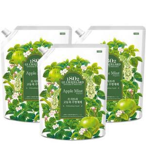 르샤트라1802 고농축 주방세제 리필 애플민트 3개 1.5L