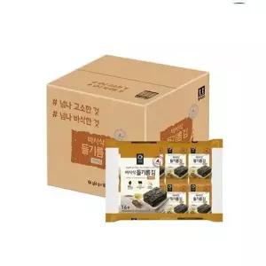 청정원 들기름 바사삭김 4g X 64봉