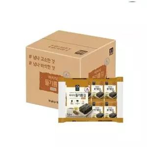 청정원 들기름 바사삭김 4g X 64봉_23944955