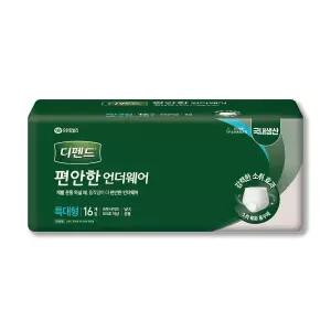 디펜드 편안한 언더웨어 일반 특대형 64매16x4 팬티형 99%냄새억제효과