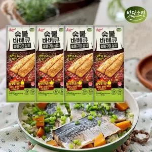 [바다소리] 참숯 직화 바베큐 순살 삼치 구이 70g x 4팩
