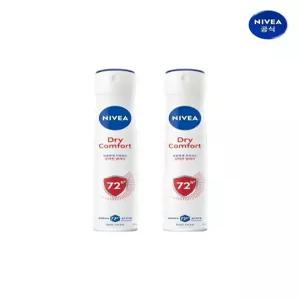 [니베아]니베아 데오드란트 스프레이 드라이콤포트 200ml 2개