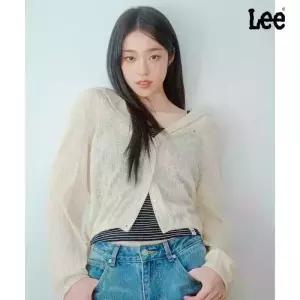 LEE 우먼 후드 긴팔 티셔츠 베이지 (LE2602LT61BE)