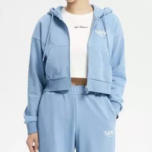 [뉴발란스]뉴발란스 여성 세미크롭 후드집업 NBMDD3W852-50