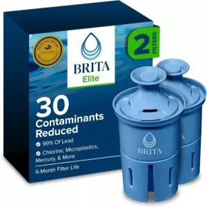 Brita 필터 교체품  Elite NSF 인증 납 99 제거 가능 2카운티 블루