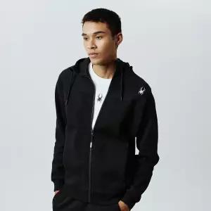 매장정품 SPYDER 스파이더 공용 베이직 셋업 후드 집업 SPIFCNFT302UBLK SPIFCNFT302UBLK-JJ 1761680