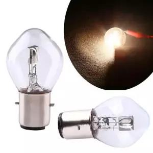 1/2pcs BA20D 고휘도 LED 전구 12V 35/35W 할로겐 헤드 라이트 Singal 램프 앰버 오토바이 ATV 스쿠터