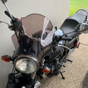 오토바이 앞 유리 디플렉터 혼다 호넷 CB400 CB600 CB750 용