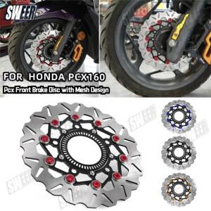 오토바이 플로팅 프론트 브레이크 디스크 직경 267mm 혼다 PCX125 PCX160 2023-2025 브레이크 디스크 패드