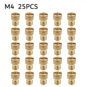 25피스 바이크 오토바이 기화기 노즐 제트 55-115 Puch Maxi Bing Hercules 4mm Zundapp 세트 부품