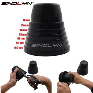 Sinolyn-고무 캡 개조 튜닝 자동차 범용 더스트 커버  헤드 라이트 가스켓 부츠 70 75 80 90 mm 액세서리