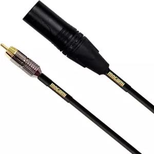 모가미 GOLD XLRM-RCA-03 언밸런스드 오디오 어댑터 케이블 수 커넥터에서 XLR 골드 접점 스트레이트 3피트
