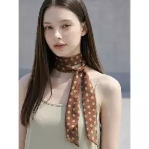 [카라]KARRA 라이트쉬폰도트스카프 A6M0864_P433006223