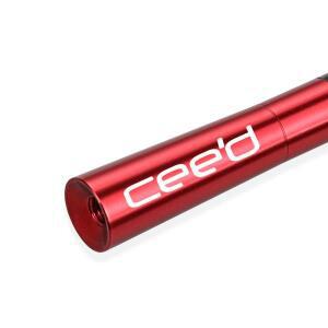 12cm 자동차 안테나 카본 라디오 공중 장식 액세서리 Kia Rio Pico Ceed Forte Optima Sedona za K9 Tellur