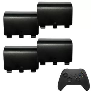 Xbox 시리즈 X/S 컨트롤러 배터리 백 커버 4팩 블랙 수리 부품
