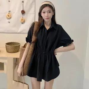 제이로그 카라 소매 프릴 블라우스 셔츠 카프릴BL