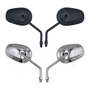 혼다 VTX 1300 C R S 레트로 섀도우 VT750 VT1100 초퍼용 크롬/블랙 10mm 바이크 오토바이 쿨 백미러