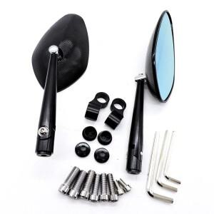 바이크 오토바이 CNC 알루미늄 후면보기 백미러 사이드 For YAMAHA Honda Ducati Kawasaki Z750 Z900 Z1000