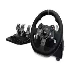 G920 Xbox One/PC용 레이싱 휠 및 페달 리얼 포스 피드백 스테인리스 스틸 패들 시프터 가죽 스티어링 커버
