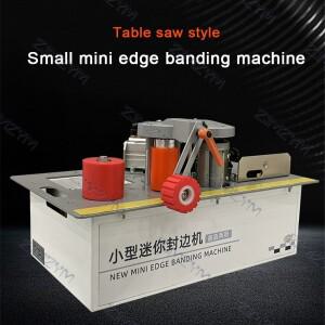 미니 엣지 밴딩 머신, 목공, 가정 장식, 곡선 직선 톱, 벤치 타입, 220V, 1200W, 6-60mm