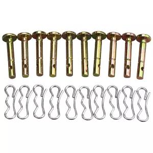 MTD 장인을 위한 738-04124A 전단 핀 및 코터 키트 10PCS Cub Cadate Troy Bilt 스노우 블로어용 714-040
