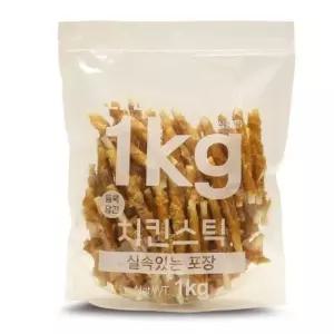 육포브랜드 테비사사미 실속포장 1kg 치킨스틱