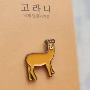 고라니 브로치 뱃지 멸종위기종 캐릭터 배지 기념품 굿즈-WFPSCP7
