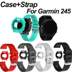 가민피닉스 GARMIN FORERUNNER 245 밴드 20MM 교체 케이스 보호 스트랩 호환 실리콘 케이스와