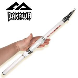 BAKAWA 1.5M 2.1M 3.0M 스피닝 록 낚싯대 탄소 섬유 텔레스코픽 피더 폴 페스카 여행용 액세서리