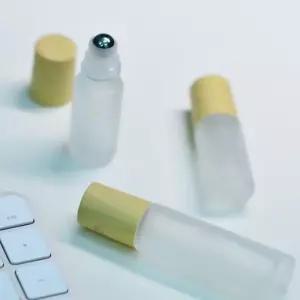 (올핀)5ml 롤온 공병 여행용 롤링 우드무늬 유리 용기