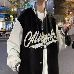 [하프클럽/]바시티 야구점퍼 레터링 항공재킷 남성 간절기 점역 자켓 아우