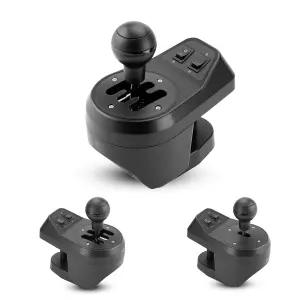 PC 시뮬레이션 레이싱용 니토 USB 시프터 후진 교체 가능한 H패턴 및 순차 플레이트가 장착된 6단 기어