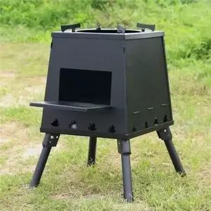 접이식 화로대 26x34cm 캠핑 장작 난로 휴대용 캠핑용 야외 화목 용...