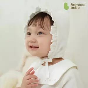 요루거즈 크리미 셔링 아기모자_퓨어 화이트