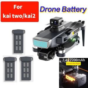 KAI TWO PRO GPS 드론 KAI2/KAITWO Pro 접이식 브러시리스 장애물 회피 RC 쿼드콥터 예비 부품 7.4V 2200mA