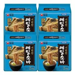농심 메밀소바 127g X 20봉