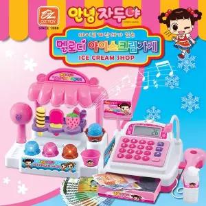 [아툰즈]R 안녕자두야 멜로디 아이스크림가게 jd-4001 소꿉 주방 마트 계산 놀이