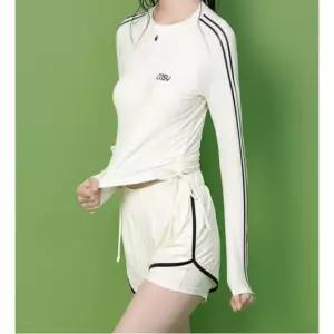여성수영복 옆셔링 래쉬가드 상하 세트 여자 수영복 긴팔 반바지 워터파크 바닷가