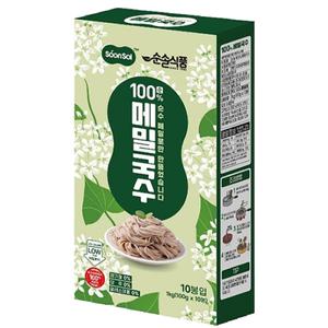 순솔 100 메밀국수 설탕없는면 고단백질 소화촉진 10개
