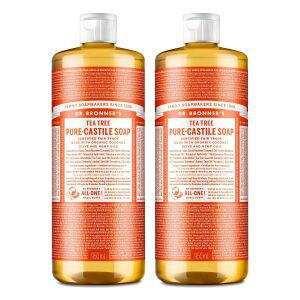 닥터 브로너스 티트리 페이스 앤 바디 퓨어 캐스틸 솝 바디워시 950ml x 2개