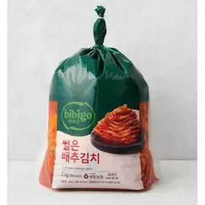 비비고 썰은배추김치 집밥 밥반찬 자취 혼밥 즉석밥 한끼 3kg 비상식량 가성비 주부 캠핑