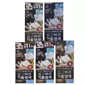 미쟝센 올뉴 쉽고빠른 거품 염색약 x 1개2N 3N 4N 5 6N