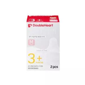 더블하트 모유실감 3세대 젖꼭지 M사이즈 2개입