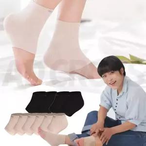 조혜련 힐링 풋패드 심리스 발 뒤꿈치 발꿈치 각질 제거 관리 보호 풋케어 보습 실리콘 패드 양말 5켤레(10종)