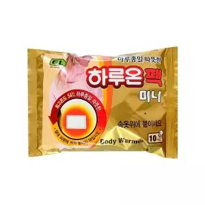 메온셀 하루온 미니 핫팩 붙이는 타입 (16g) 100개