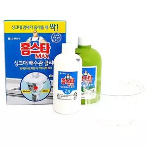 쿨샵 홈 스타 맥스 싱크대 배수관 클리너/하수구/세정제/싱크/세제/악취/크리너/막힘/제거/씽크대/세척제