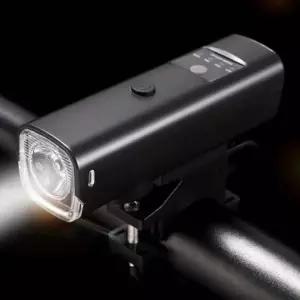 [콩심팥심]USB 충전식 스마트 자전거 전조등 LED 라이트 안전등