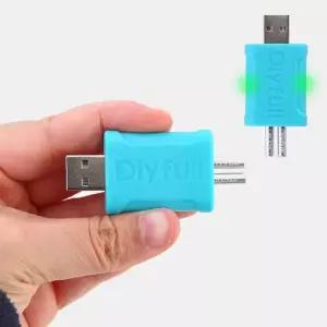[하프클럽/]딜라이풀 CR425 낚시 리필 전지 USB 배터리 충전기 충전식 세트
