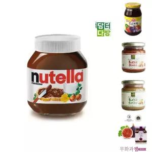 악마의 잼 초코맛 누텔라 370g/일회용/딸기쨈/딸기잼/오뚜기/복숭아잼/초코잼/과일잼/오뚜기잼/땅콩/버터